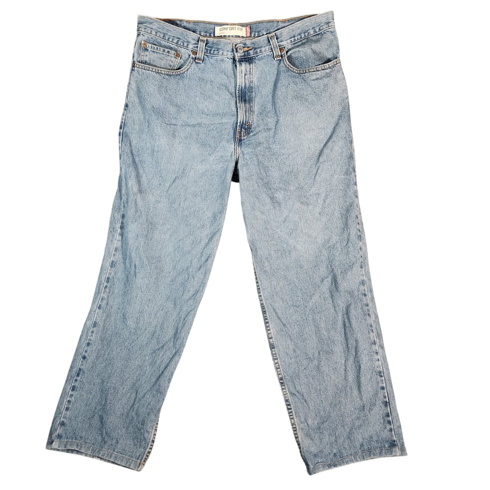 Levi's 560 Jeans Men's 38X30 Blue Comfort Fit Light Wash Denim Pants